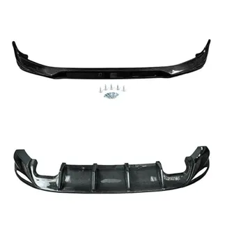 Aggressiv Carbon Fiber Front Lip and Rear Diffuser Package For MK7 GTI